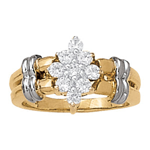 Diamond Cluster Fashion Ring · 0.54 ct tw