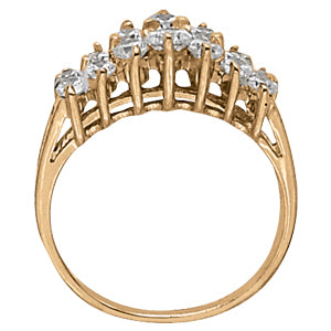 Diamond Pyramid Fashion Ring · 0.50 ct tw