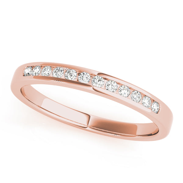 Channel Set Diamond Wedding Band · 0.12 ct tw
