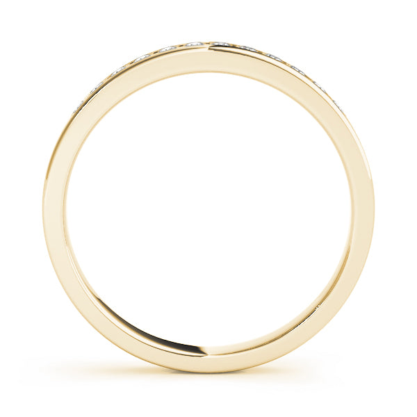 Channel Set Diamond Wedding Band · 0.12 ct tw