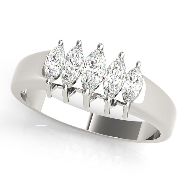 Marquise Fancy Shape Diamond Wedding Band · 1.30 ct tw
