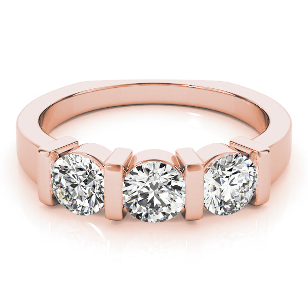 Round Three-Stone Diamond Engagement Ring · 1.50 ct tw