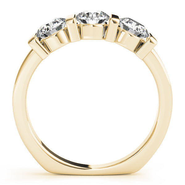 Round Three-Stone Diamond Engagement Ring · 1.50 ct tw
