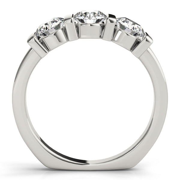 Round Three-Stone Diamond Engagement Ring · 1.50 ct tw