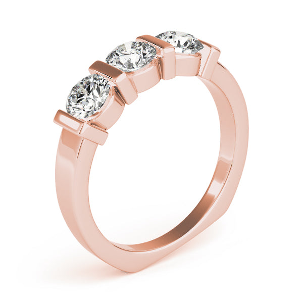 Round Three-Stone Diamond Engagement Ring · 1.50 ct tw