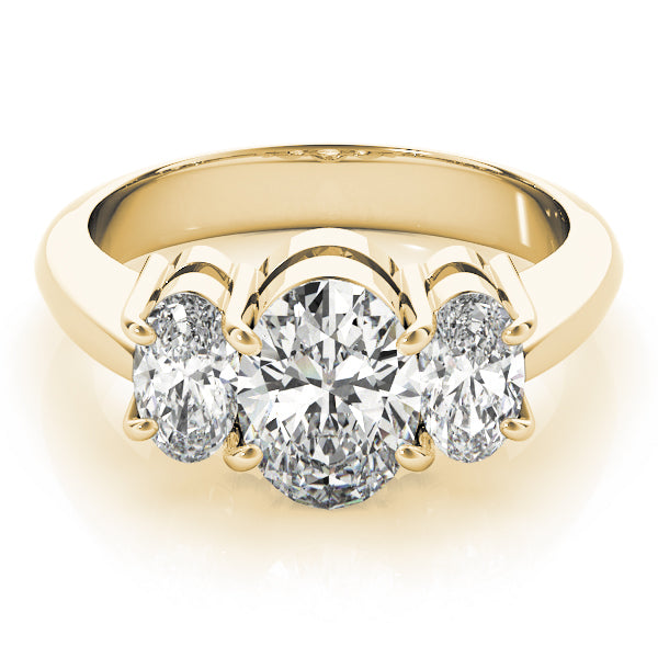 Oval Three-Stone Diamond Engagement Ring · 2.50 ct tw
