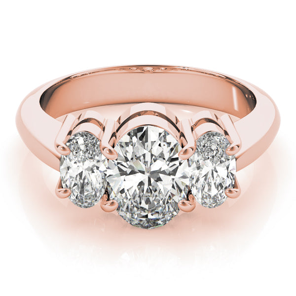 Oval Three-Stone Diamond Engagement Ring · 2.50 ct tw