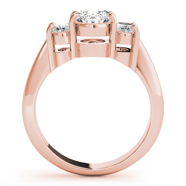 Oval Three-Stone Diamond Engagement Ring · 2.50 ct tw