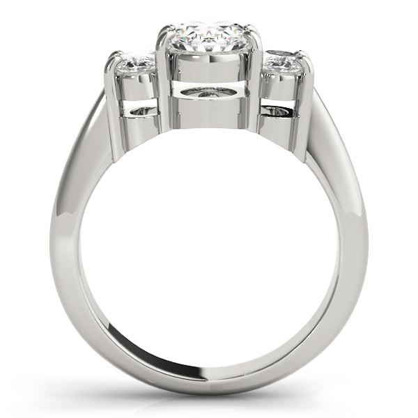 Oval Three-Stone Diamond Engagement Ring · 2.50 ct tw