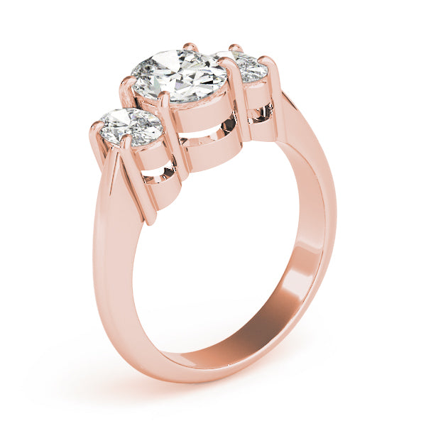 Oval Three-Stone Diamond Engagement Ring · 2.50 ct tw
