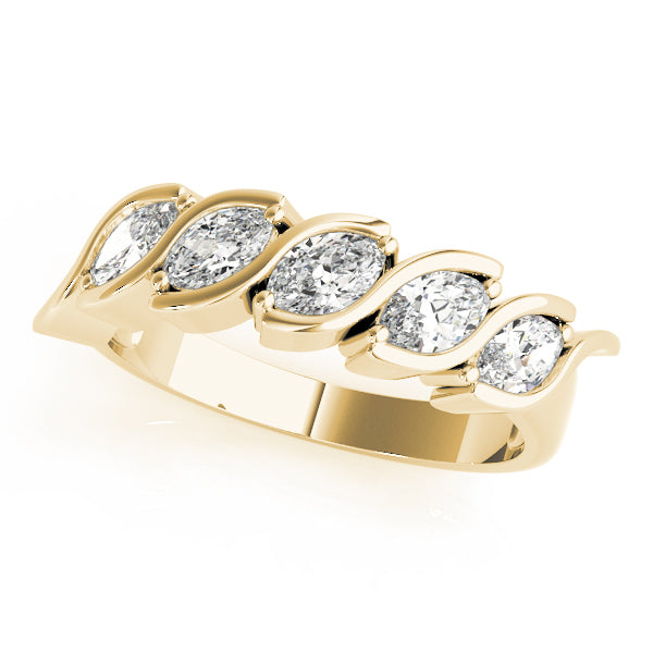 Marquise Fancy Shape Diamond Wedding Band · 1.00 ct tw