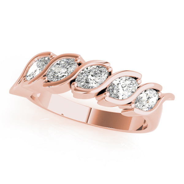 Marquise Fancy Shape Diamond Wedding Band · 1.00 ct tw