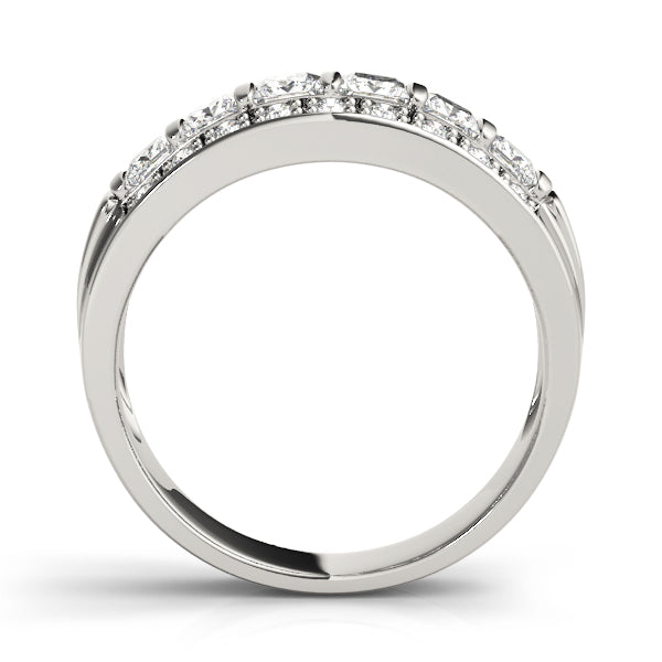 Princess Fancy Shape Diamond Wedding Band · 0.87 ct tw
