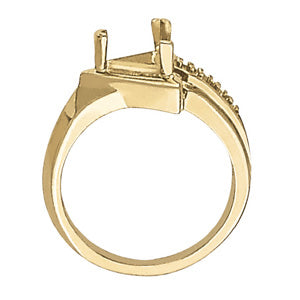 Trillion Gemstone Fashion Ring · 0.04 ct tw