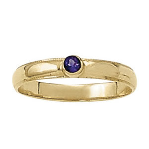 Round Gemstone Fashion Ring