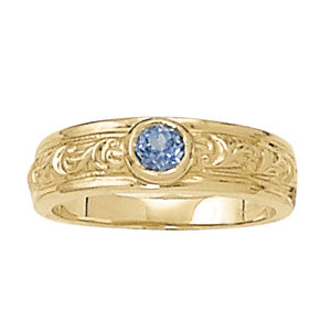 Round Gemstone Fashion Ring