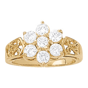 Diamond Cluster Fashion Ring · 1.19 ct tw