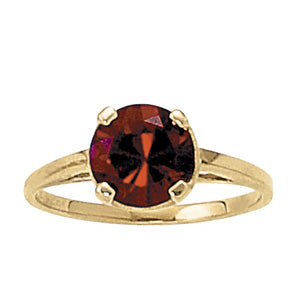 Round Gemstone Fashion Ring