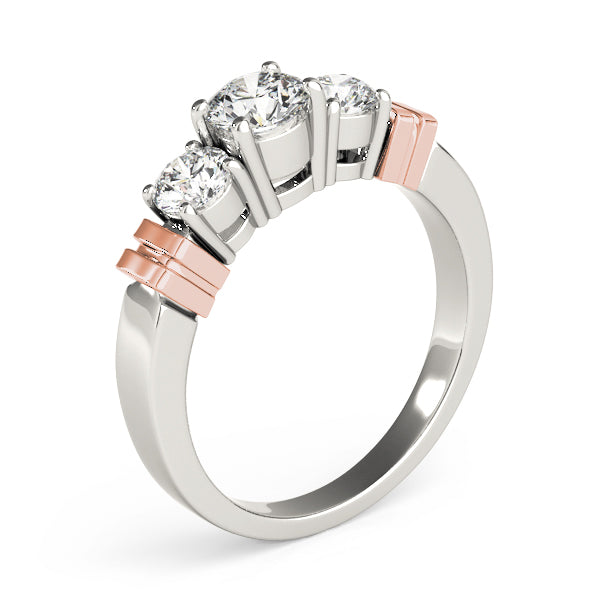 Round Three-Stone Diamond Engagement Ring · 2.00 ct tw