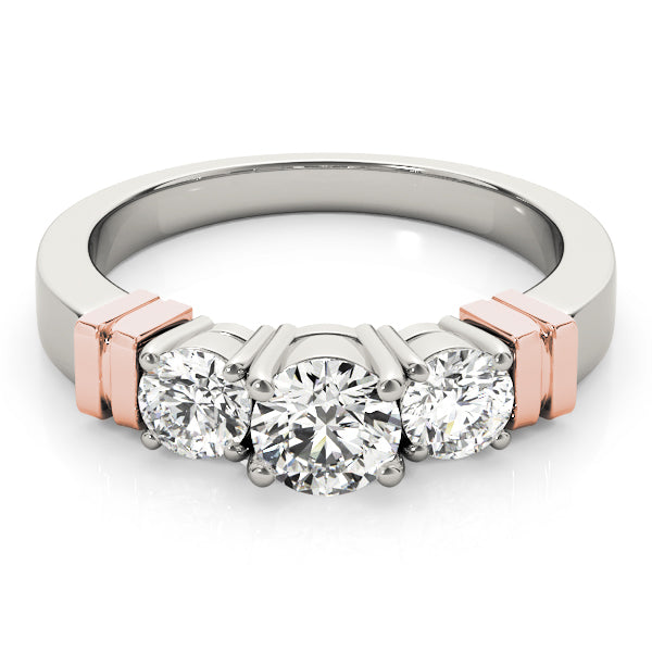 Round Three-Stone Diamond Engagement Ring · 2.00 ct tw
