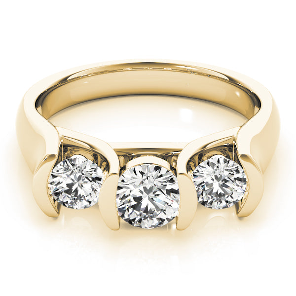 Round Three-Stone Diamond Engagement Ring · 1.50 ct tw