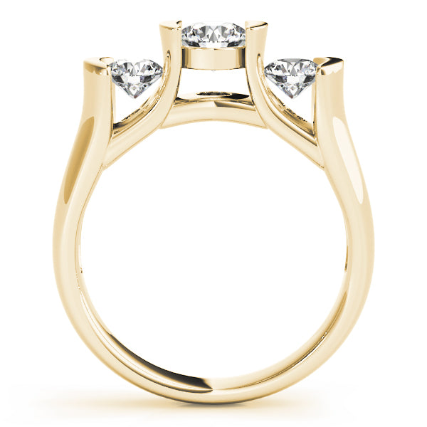 Round Three-Stone Diamond Engagement Ring · 1.50 ct tw