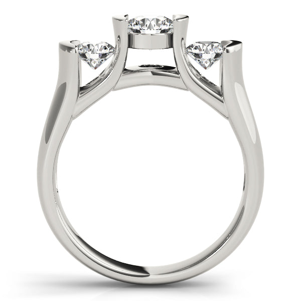 Round Three-Stone Diamond Engagement Ring · 1.50 ct tw