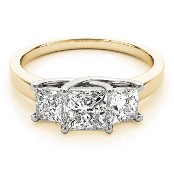 Square Three-Stone Princess Diamond Engagement Ring · 1.57 ct tw