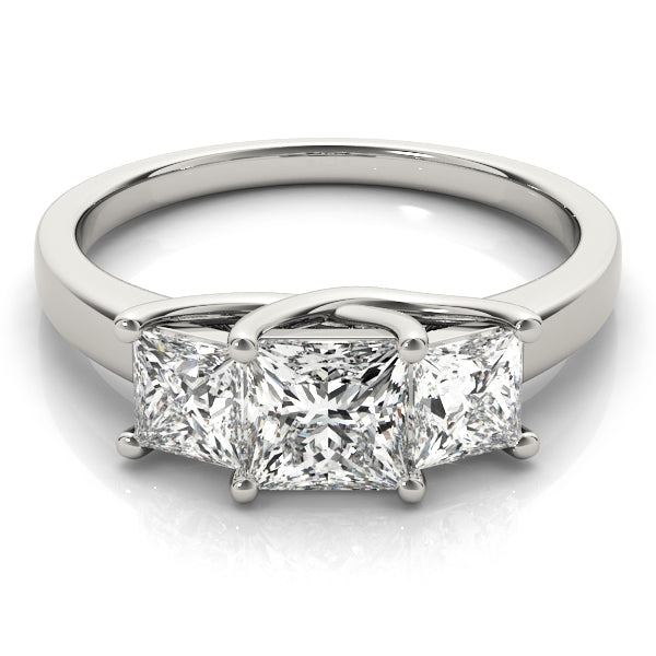 Square Three-Stone Princess Diamond Engagement Ring · 1.57 ct tw