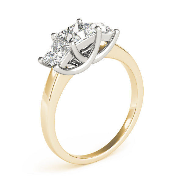 Square Three-Stone Princess Diamond Engagement Ring · 1.57 ct tw