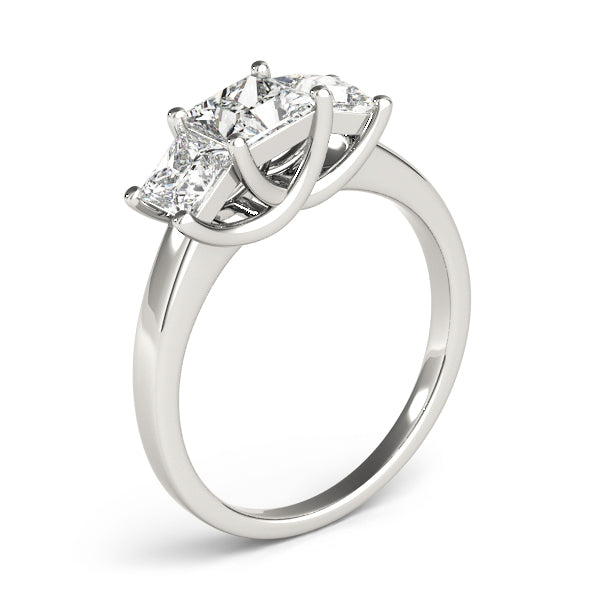 Square Three-Stone Princess Diamond Engagement Ring · 1.57 ct tw