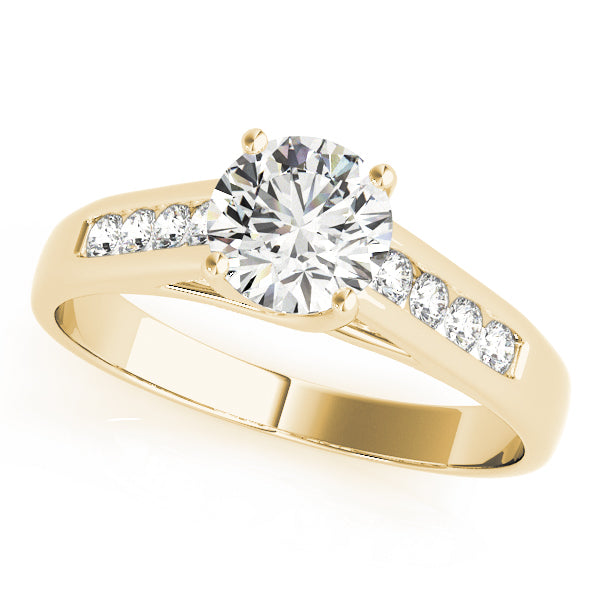 Round Trellis Diamond Engagement Ring · 0.31 ct tw