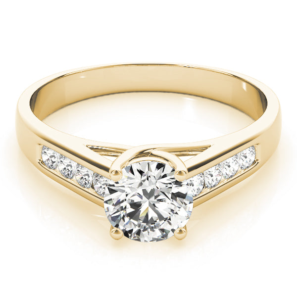Round Trellis Diamond Engagement Ring · 1.12 ct tw