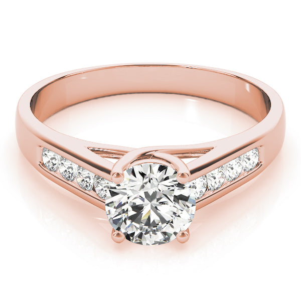 Round Trellis Diamond Engagement Ring · 1.12 ct tw