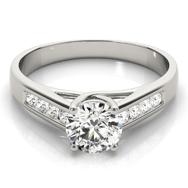 Round Trellis Diamond Engagement Ring · 1.12 ct tw
