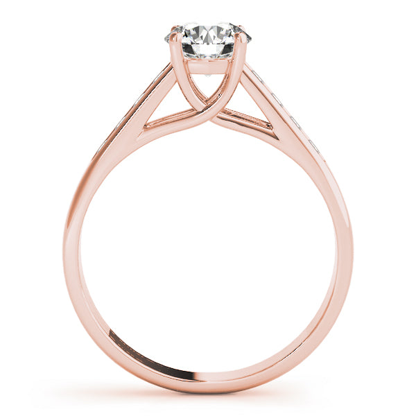 Round Trellis Diamond Engagement Ring · 1.12 ct tw