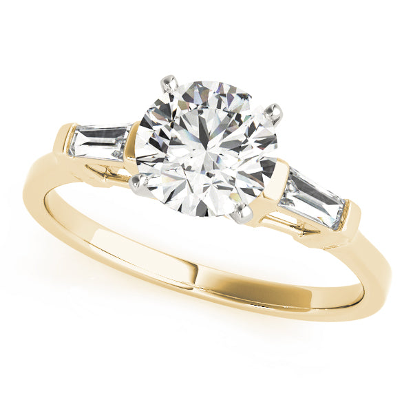 Baguette Three-Stone Diamond Engagement Ring · 0.18 ct tw