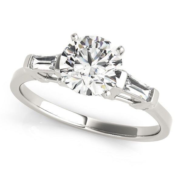 Baguette Three-Stone Diamond Engagement Ring · 0.18 ct tw