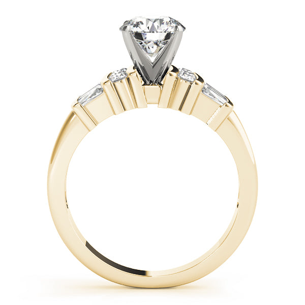 Baguette Fancy Shape Diamond Engagement Ring · 0.45 ct tw