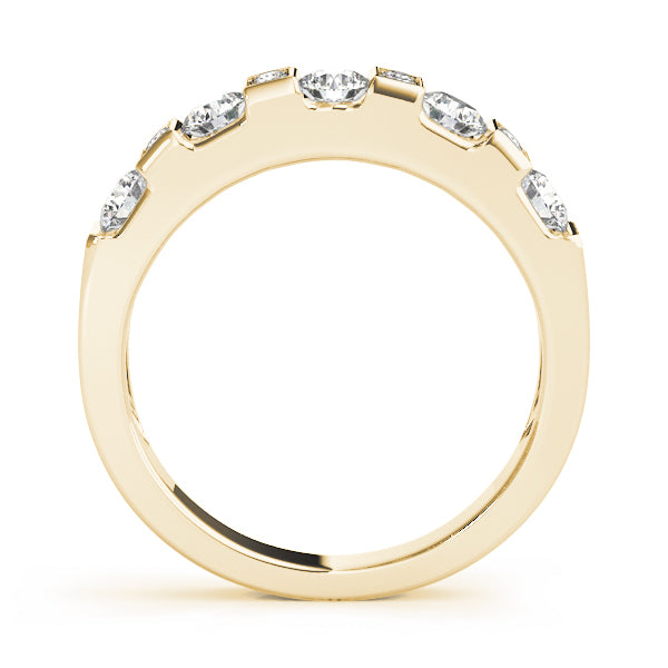 Bar Set Diamond Wedding Band · 0.68 ct tw