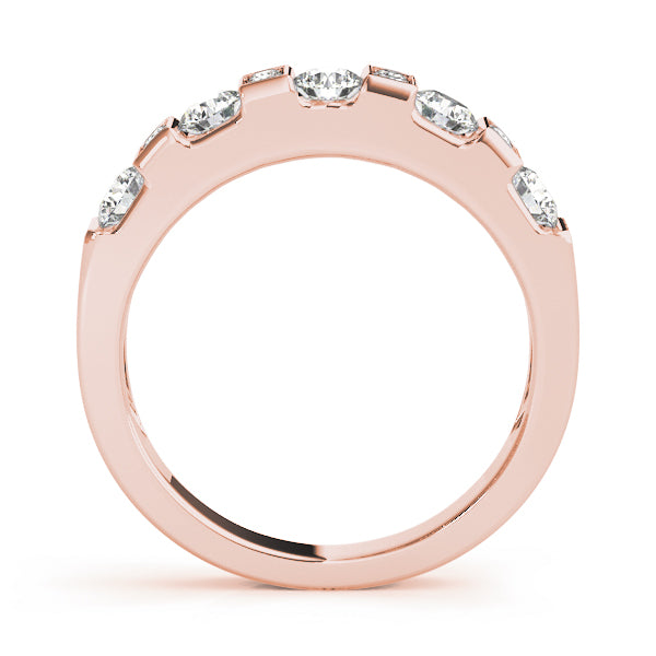 Bar Set Diamond Wedding Band · 0.68 ct tw