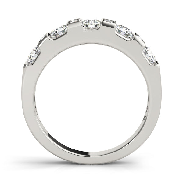 Bar Set Diamond Wedding Band · 0.68 ct tw
