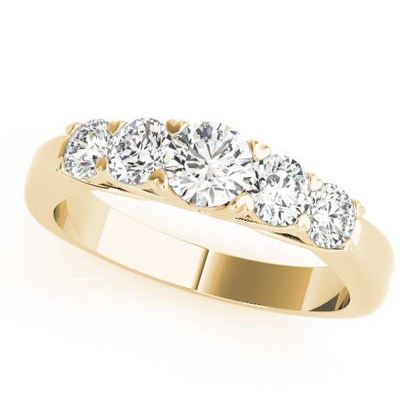 Round Prong Set Diamond Wedding Band · 0.49 ct tw