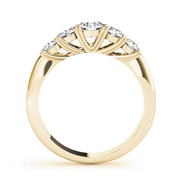 Round Prong Set Diamond Wedding Band · 0.49 ct tw