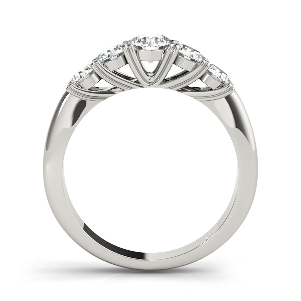 Round Prong Set Diamond Wedding Band · 1.24 ct tw
