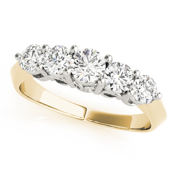 Round Prong Set Diamond Wedding Band · 0.50 ct tw