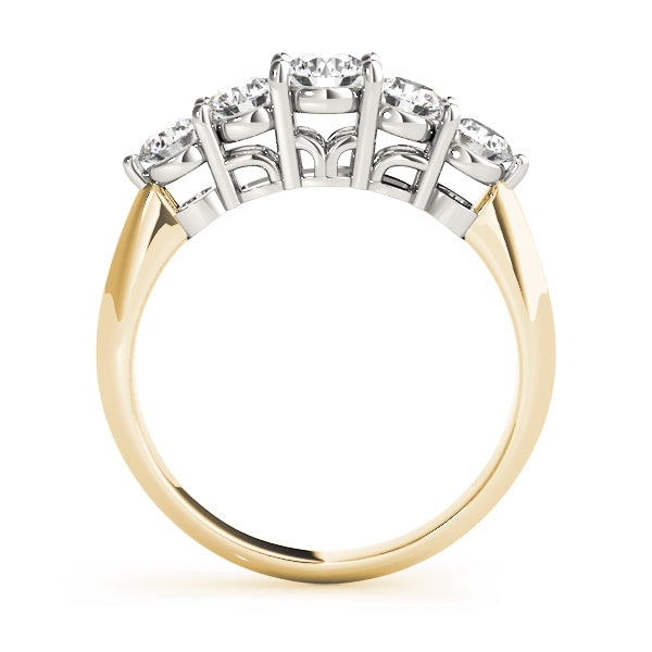 Round Prong Set Diamond Wedding Band · 0.99 ct tw