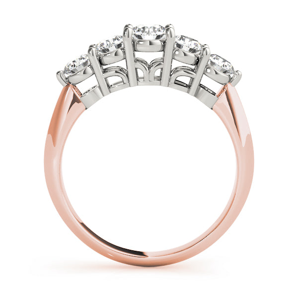 Round Prong Set Diamond Wedding Band · 0.75 ct tw