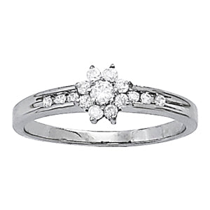 Diamond Cluster Fashion Ring · 0.24 ct tw