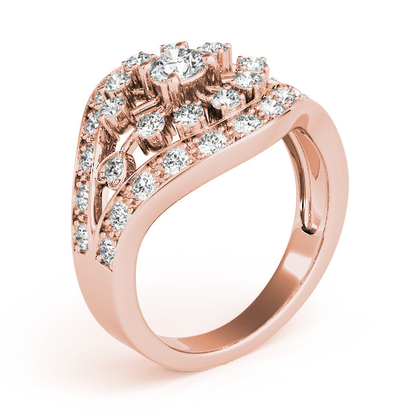 Round Diamond Right Hand Fashion Ring · 0.50 ct tw